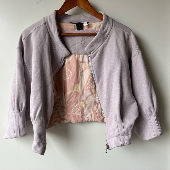 Marc Jacobs Structured Zipper Sweatshirt Jacket - Picture 2 of 16